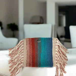 Πλεκτή τσάντα Boho